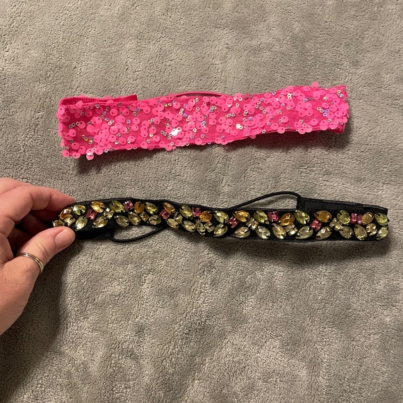 Non-slip headband bundle adjustable elastic backs Gymnastics Dance Sports Cheer - Picture 2 of 6